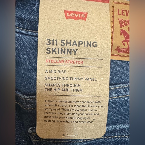 LEVI'S WOMEN'S 311 SHAPING SKINNY JEANS - Picture 7 of 14